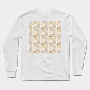 Zen vibes, watercolor wash earth tones spots Long Sleeve T-Shirt